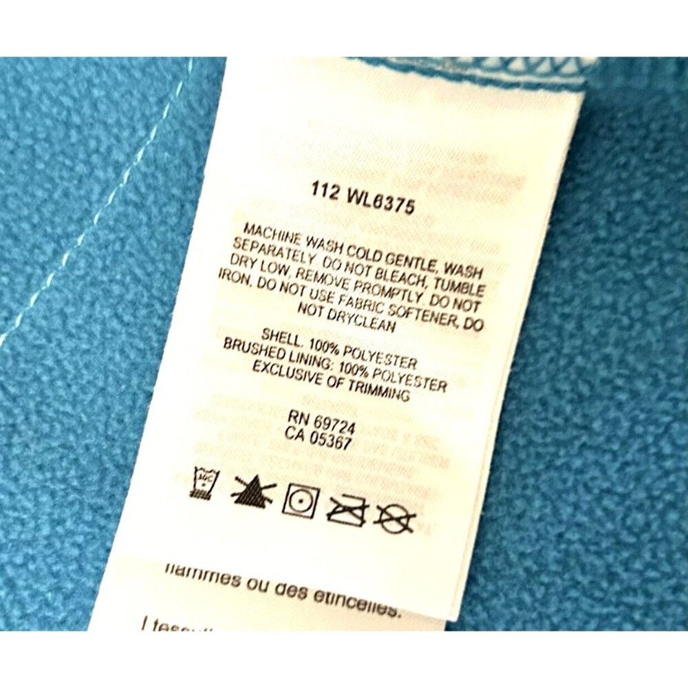 Sold Columbia Bright Blue Soft Shell Omni-Shield Active Zipper Jacket Size L - Picture 8 of 9